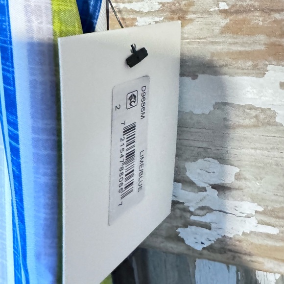 Donna Morgan Square Neck Spaghetti Strap Maxi Size 2 in Blue and Green NWT - Picture 6 of 7